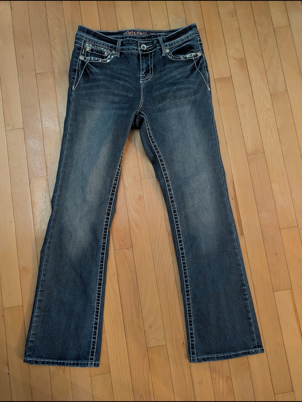 Y2K Rebel & Soul Embellished Boot Cut Jeans